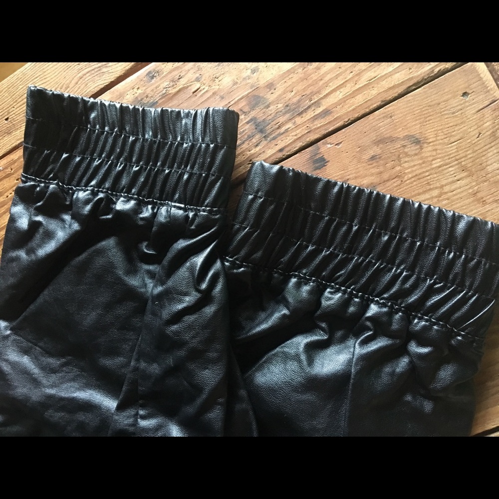 Mossimo pleather joggers